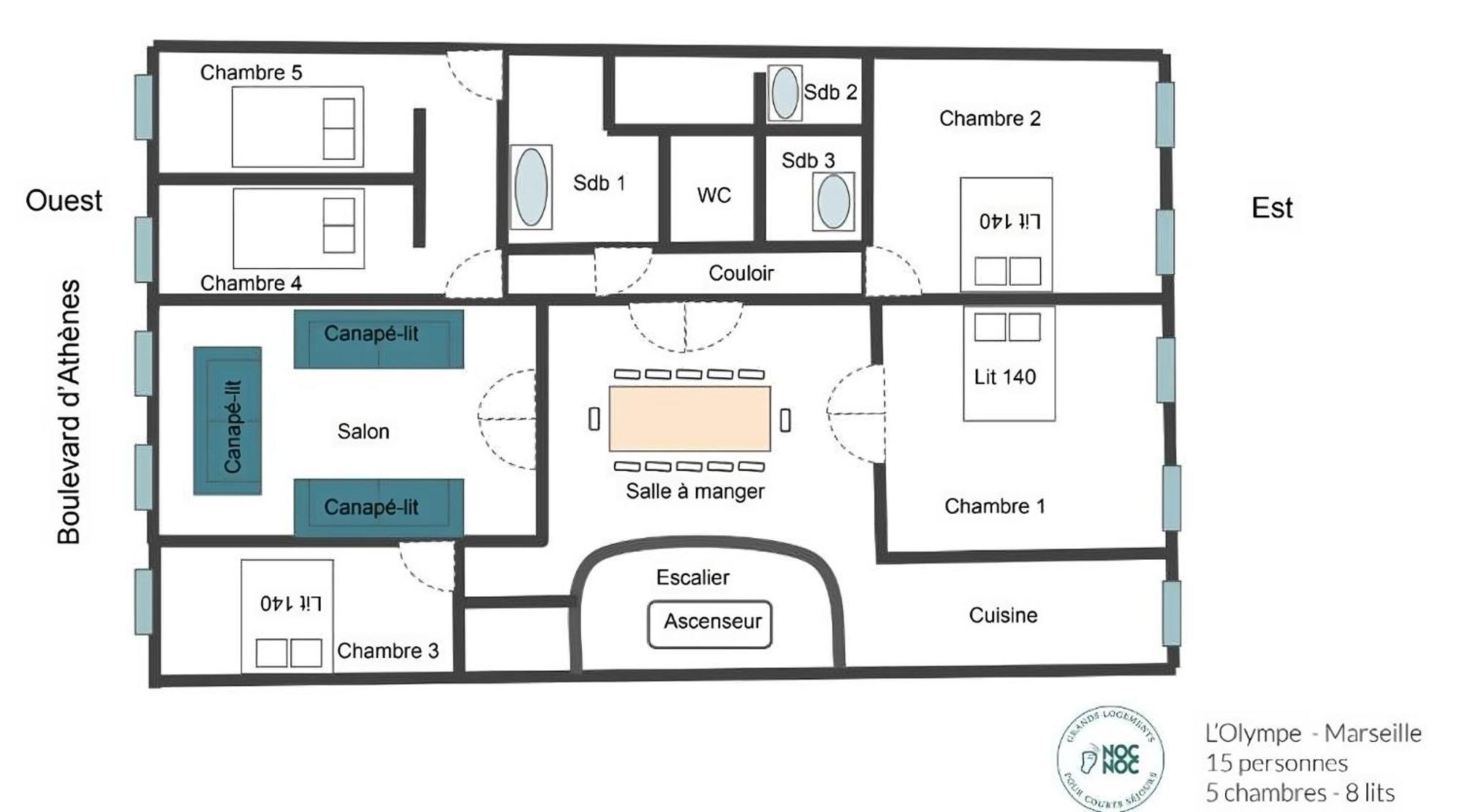 Nocnoc - L'Olympe Apartman Marseille Kültér fotó